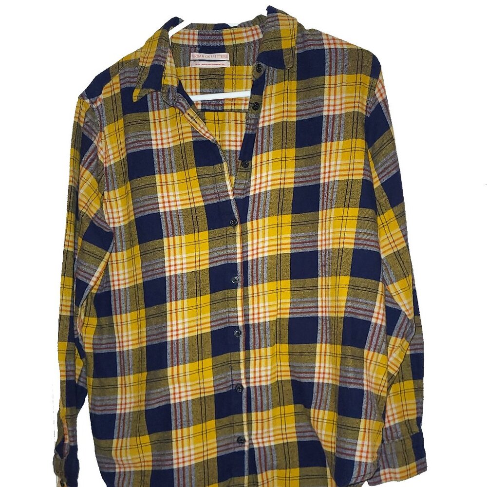 Vintage Plaid Flannel Shirt